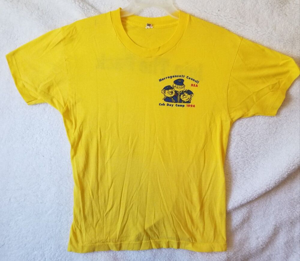 Narragansett Council cub day camp 1994 t shirt size adult Large